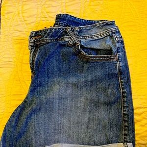 Lane Bryant blue Jean shorts